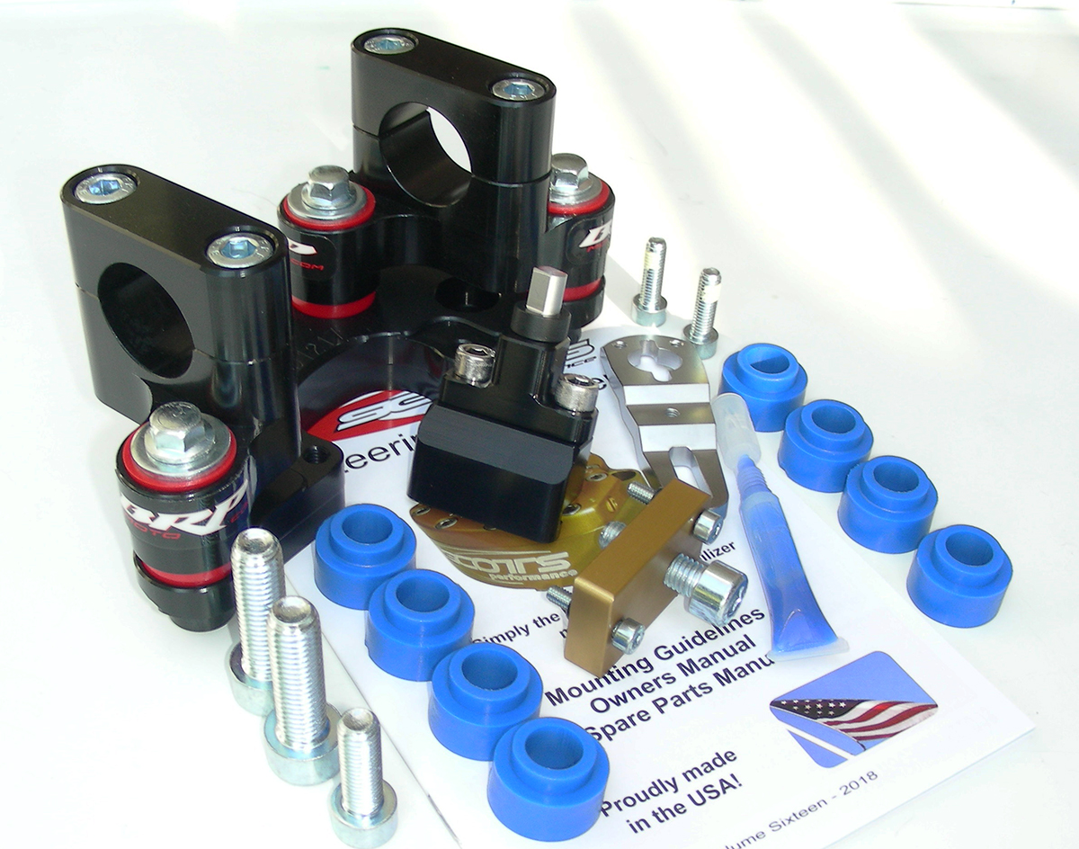 SUB Mount Rubber type / Mount Kit Only / when using stock triple clamps