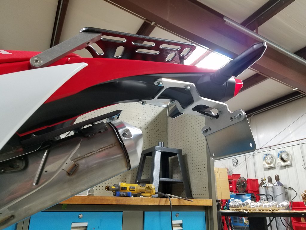 License Plate Holder CRF450L