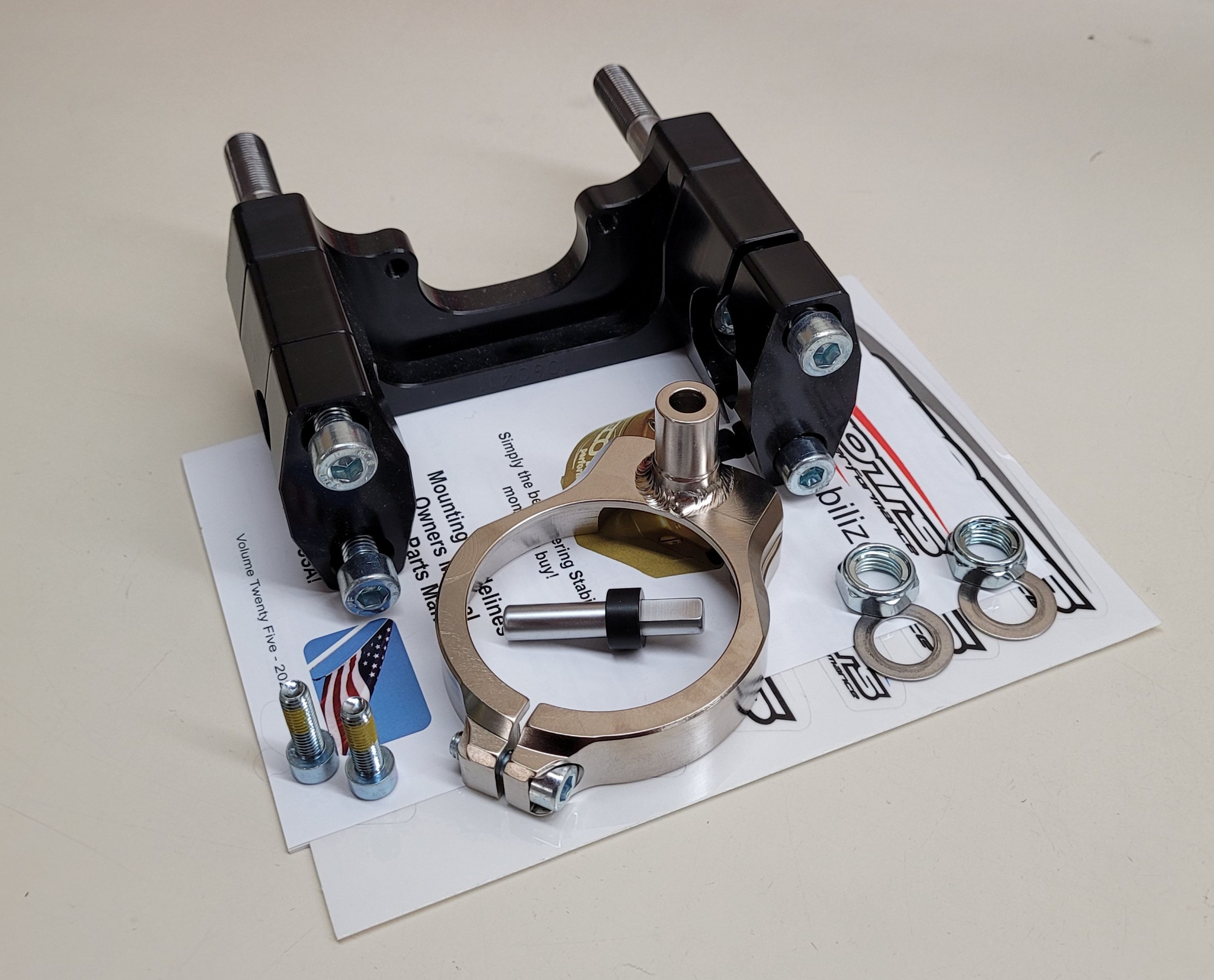 SUB Mount / Mount Kit Only / when using stock triple clamps